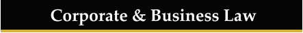 Corporate & Business Law