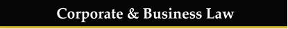 Corporate & Business Law